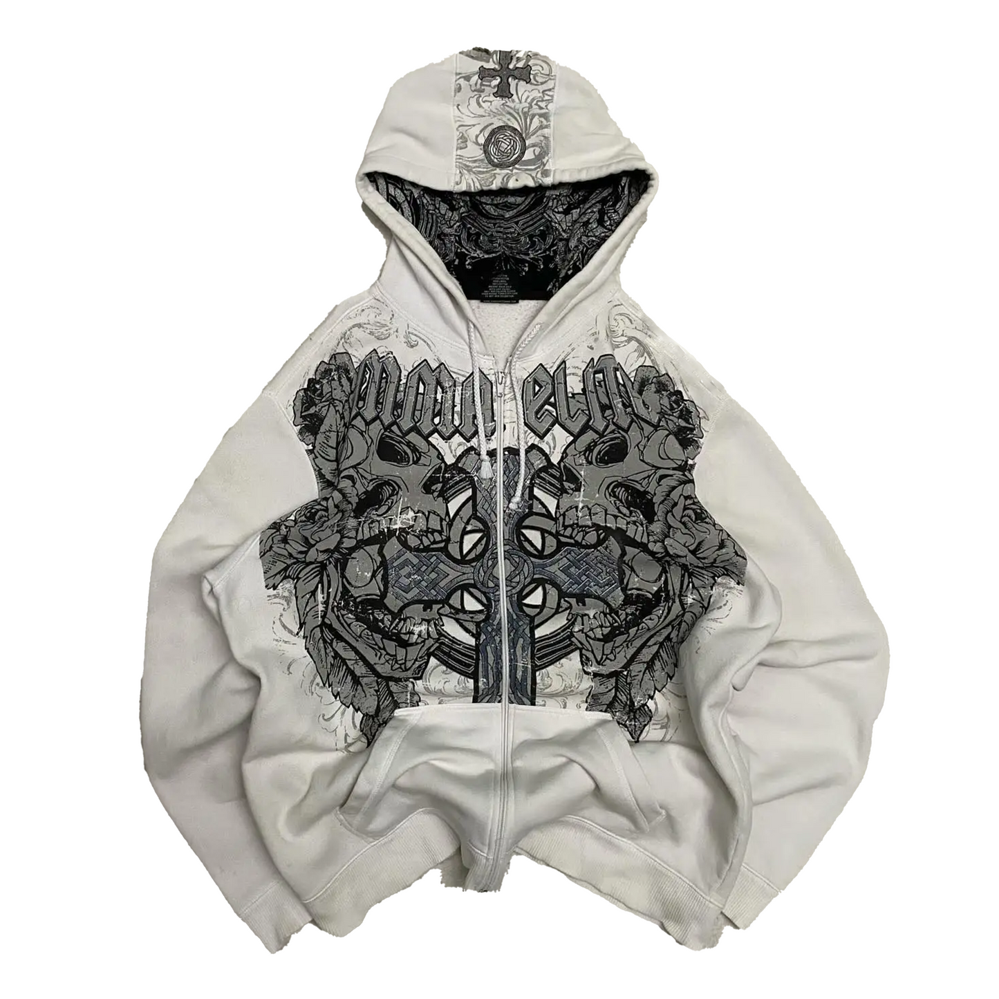 Gothic Skull Zipper Hoodie - PWM