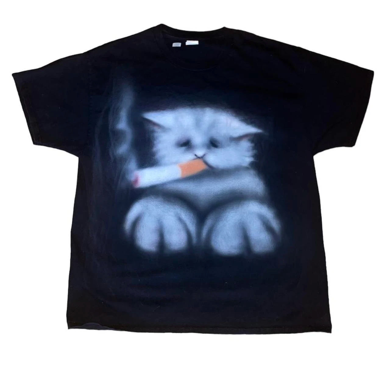 Smoking Kitty T-shirt - PWM