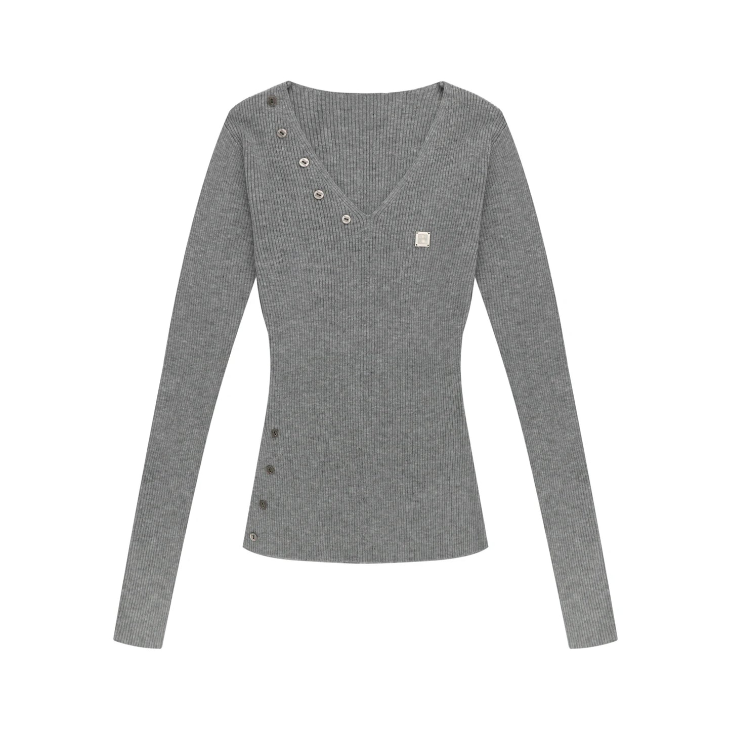 Glutinous Loose Long sleeve Knit Sweater - PWM