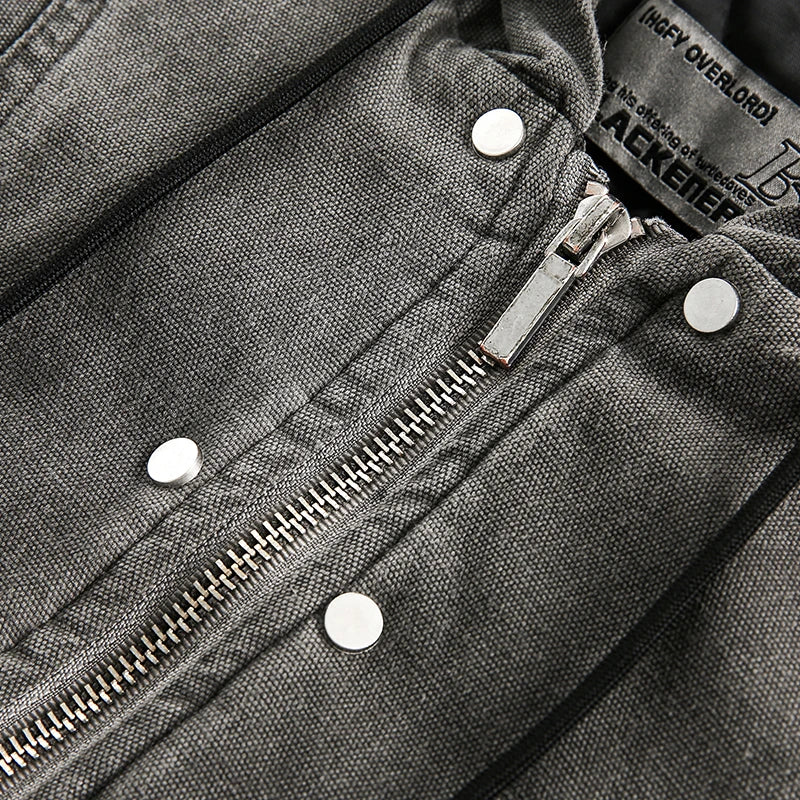 Denim Padded Hooded Jacket - PWM