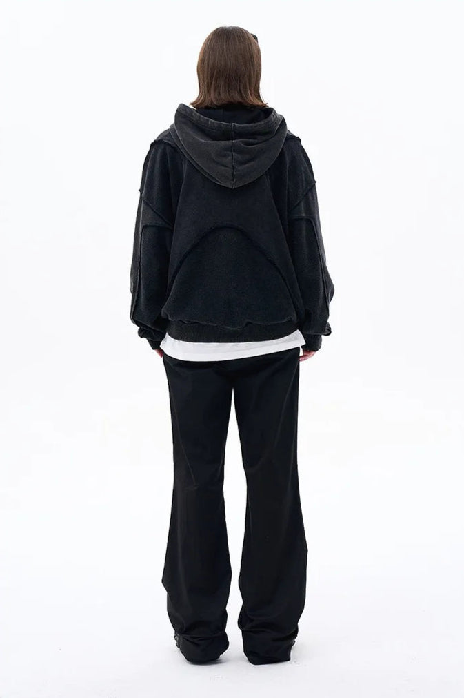 Reverse process solid hoodie - PWM