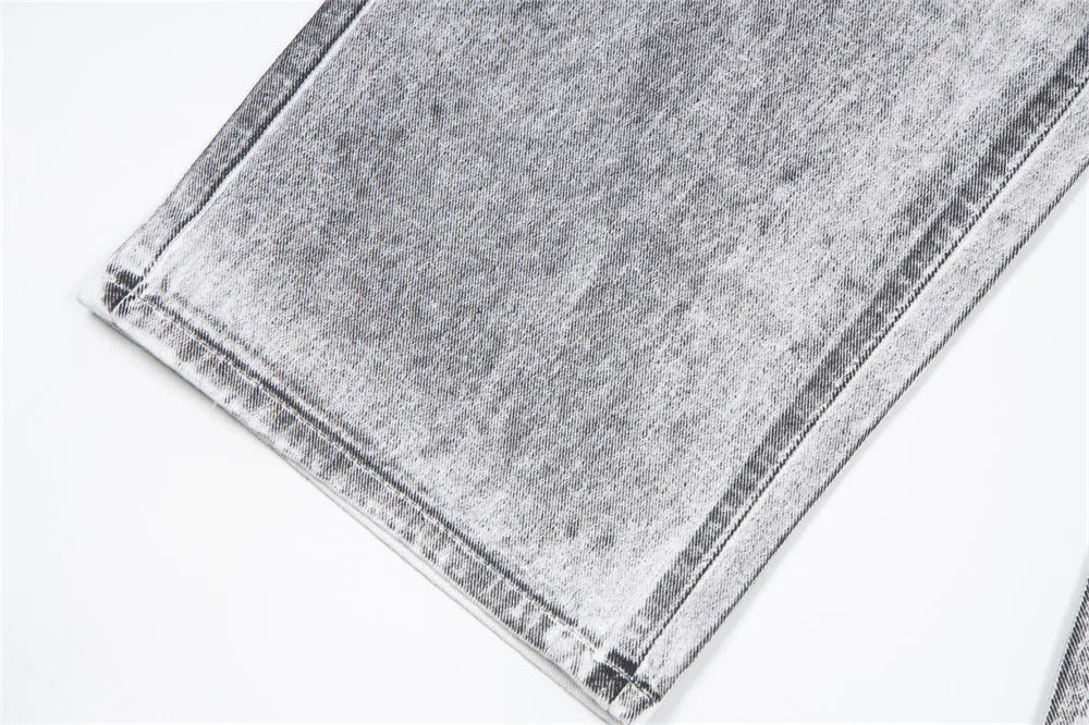 Splash Ink Washed Loose Jeans - PWM