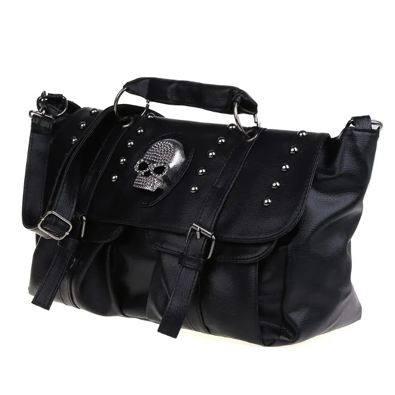 Rivet Skull Shoulder Bag - PWM