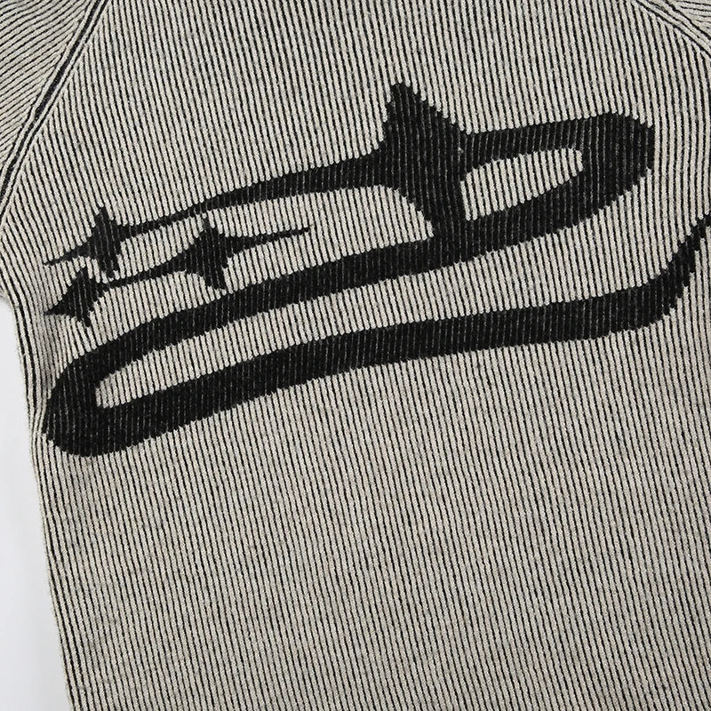 Ripped Stitched Pullovers Sweater - PWM