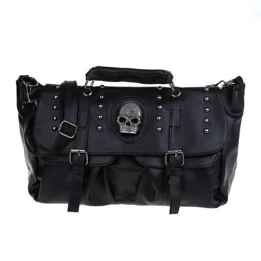 Rivet Skull Shoulder Bag - PWM