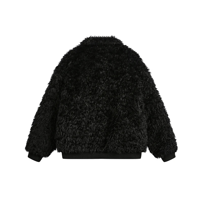 Loose Lamb Wool Coat - PWM