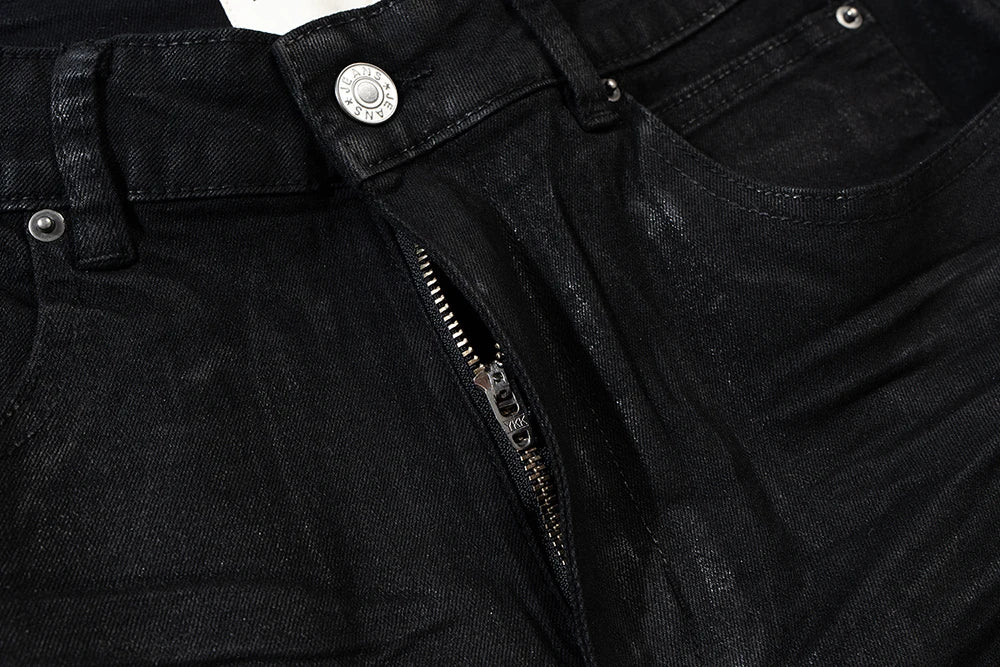 Glue Coated Boot cut Flared Pants - PWM