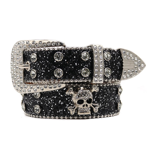 Sequin Metal Buckle Belt - PWM