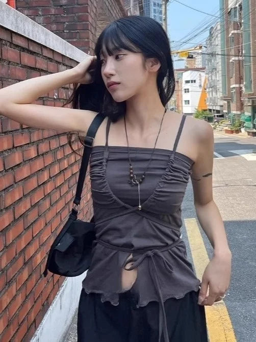 Belted Slimming Versatile Top