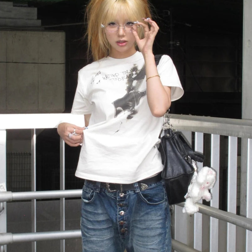 2000s Graphic Print T-shirt