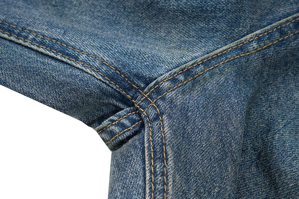 Damaged Hole Baggy Wide Leg Jeans - PWM