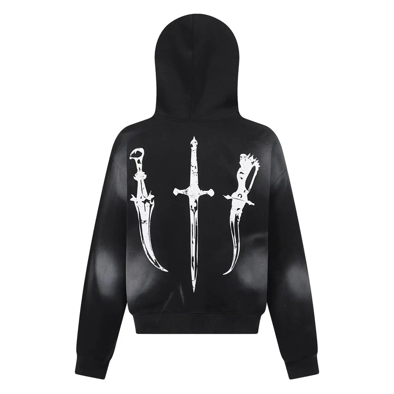 Fur Collar Graphic Hooded Jacket - PWM