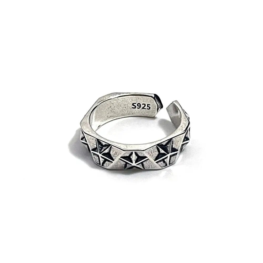 Sterling Silver Star Rings - PWM