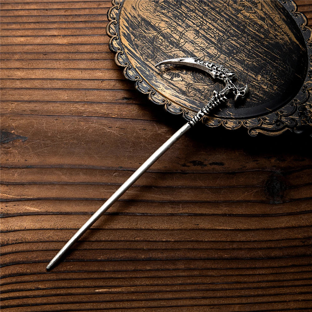 Death Sickle Skull Hair Stick - PWM