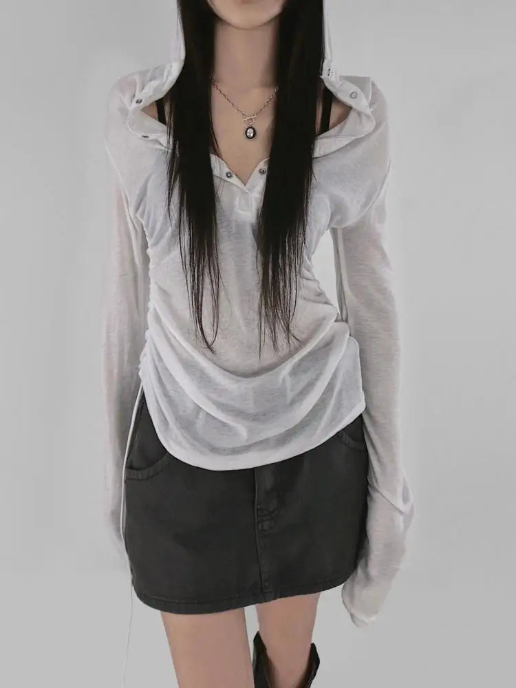 Seeslim Hooded T Shirt