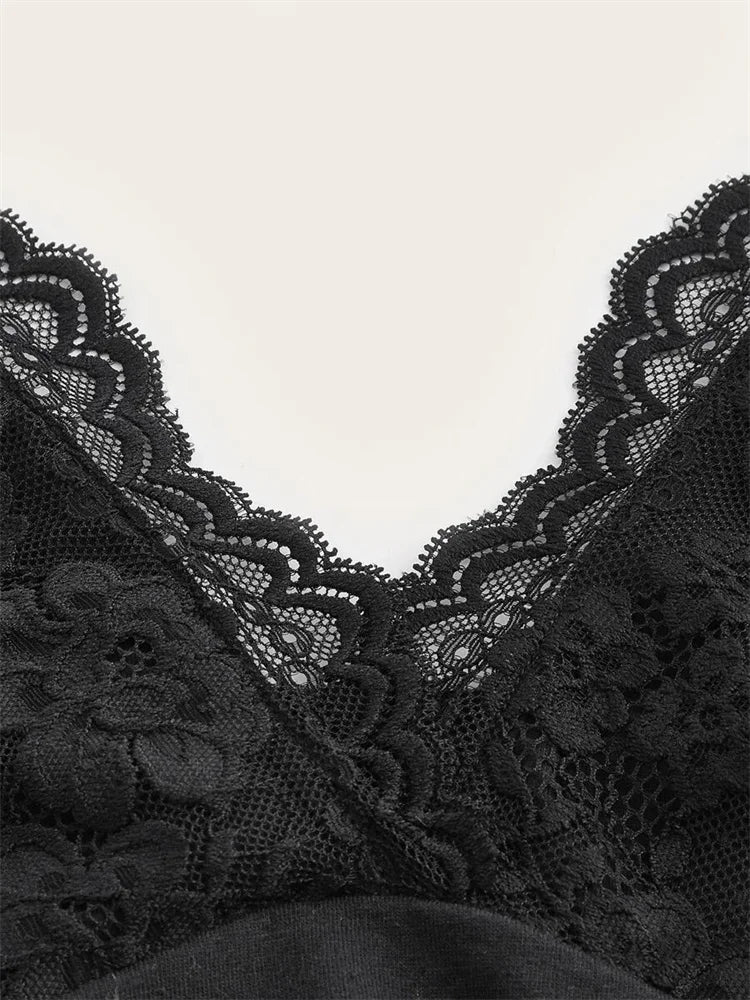 Lace Patchwork Halter Top - PWM