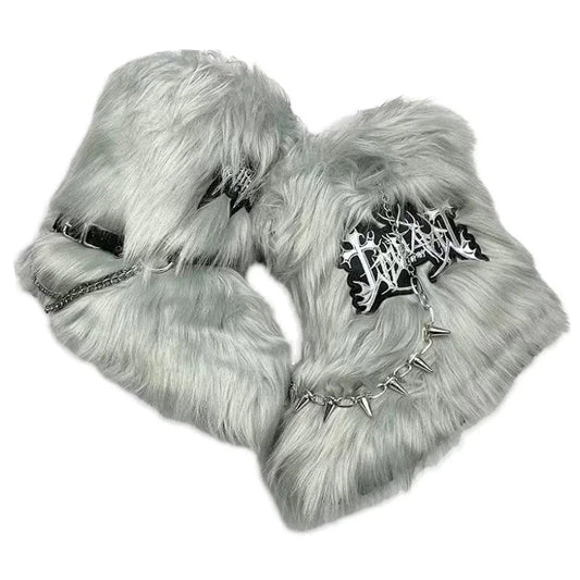 Fluffy Fox Fur Boots - PWM