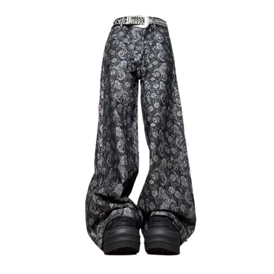 Paisly Pattern Baggy Trousers - PWM