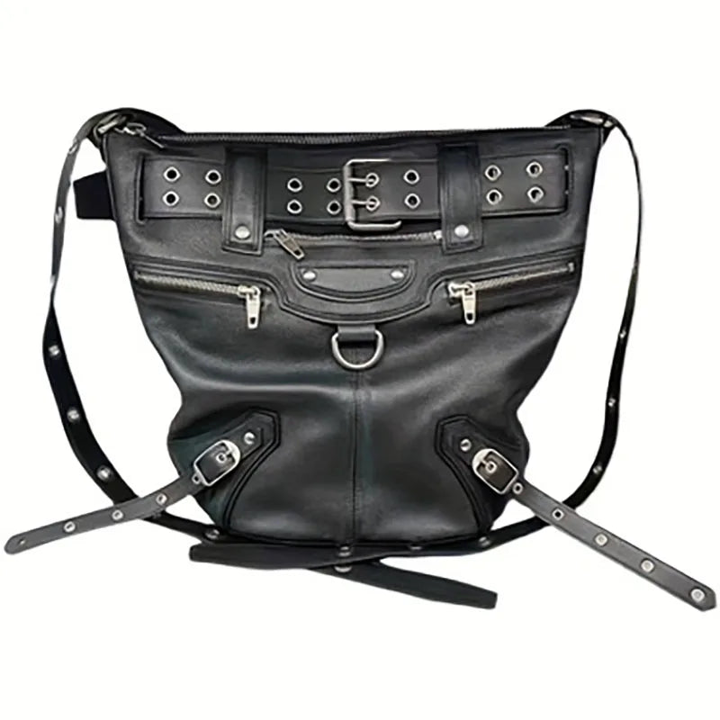 Rivet Large Capacity Crossbody Bag - PWM