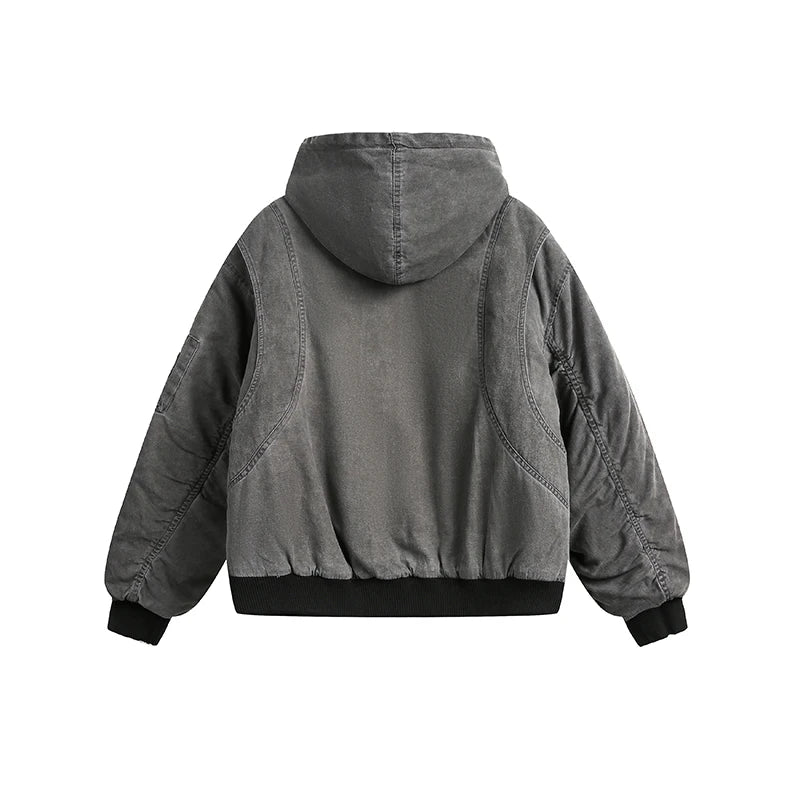 Denim Padded Hooded Jacket - PWM