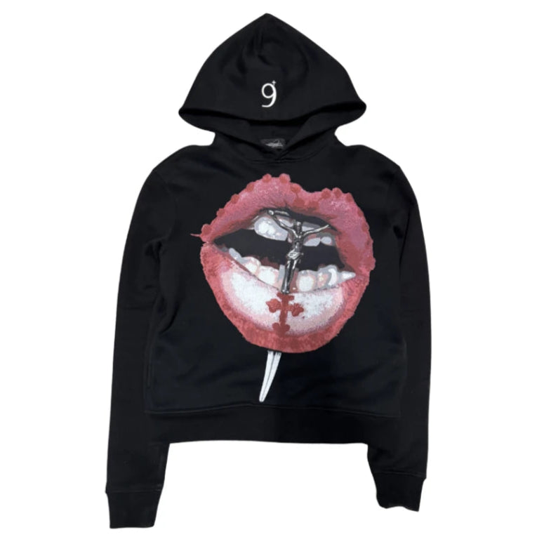 Pierced Lip Hoodie