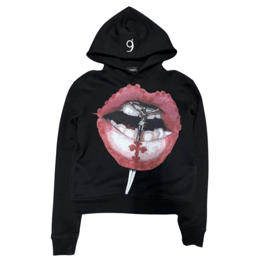 Pierced Lip Hoodie