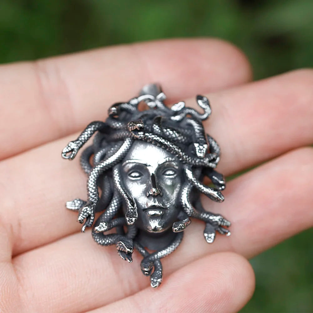 Medusa Pendant Necklace