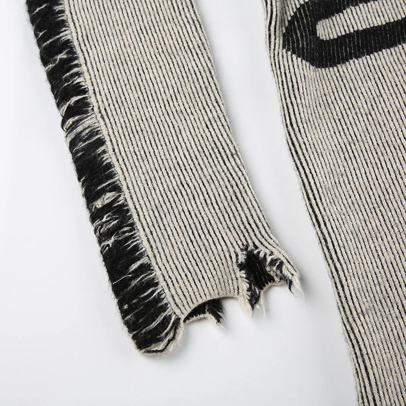 Ripped Stitched Pullovers Sweater - PWM