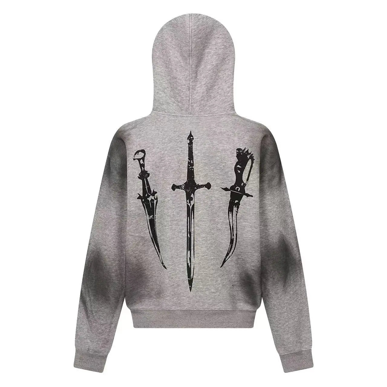 Fur Collar Graphic Hooded Jacket - PWM