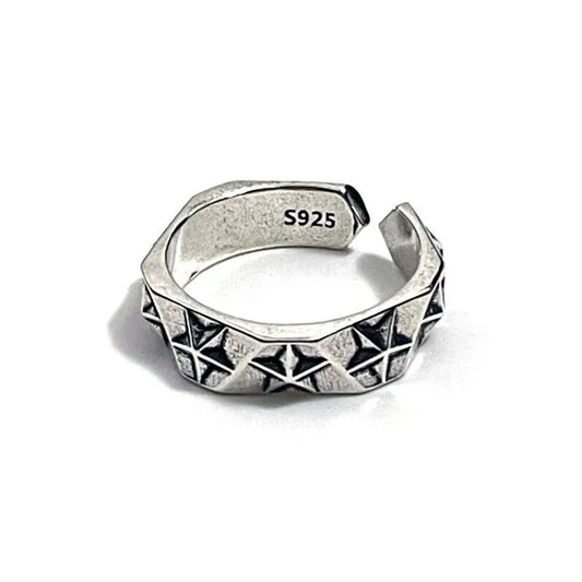Sterling Silver Star Rings - PWM