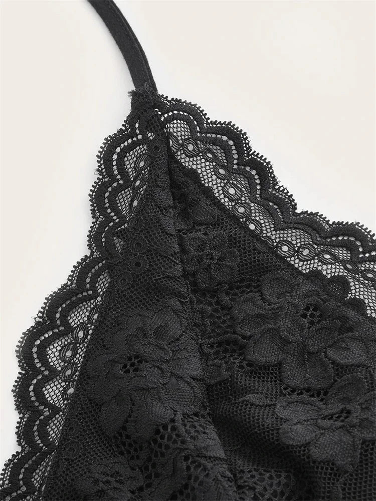 Lace Patchwork Halter Top - PWM