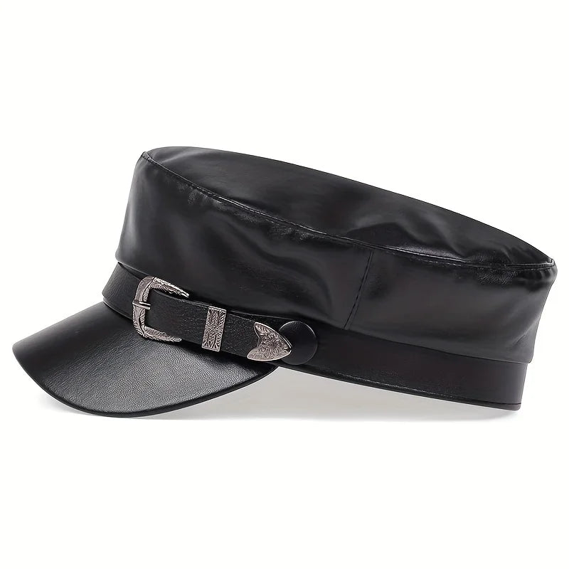 Belt Buckle Leather Hat - PWM