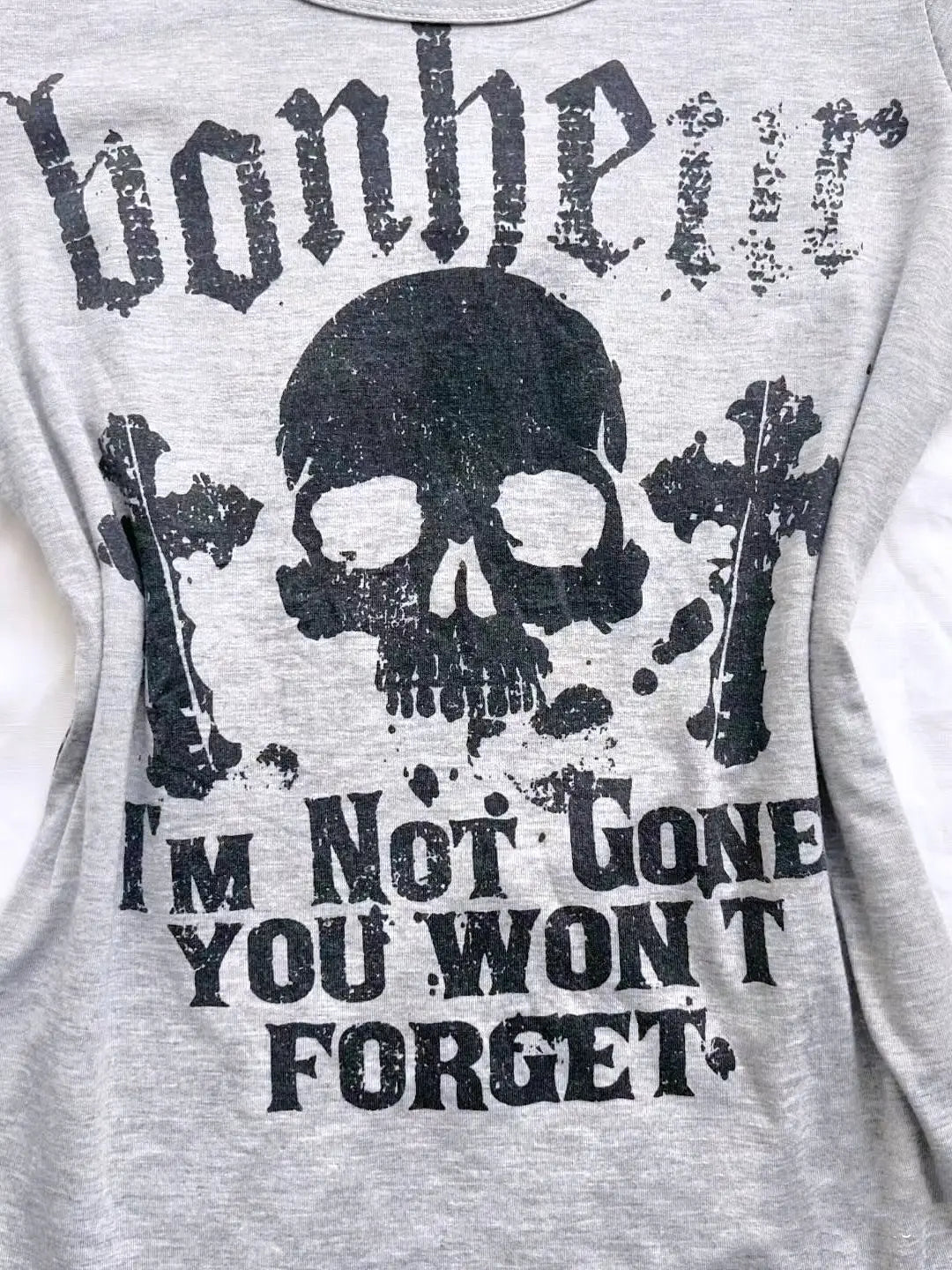 Spice Skeleton Letter Print T-shirt
