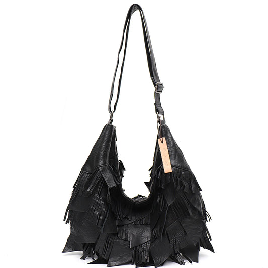 Tassel Purses Patchwork Crossbody Bags - PWM