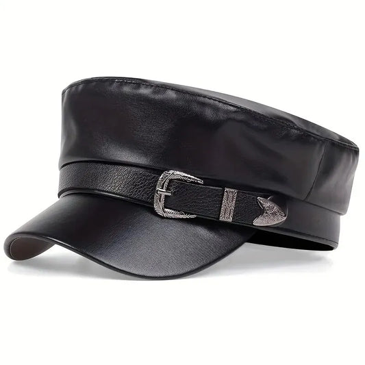 Belt Buckle Leather Hat - PWM
