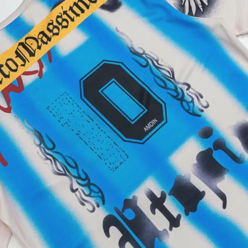 Striped Jersey soccer T-shirt
