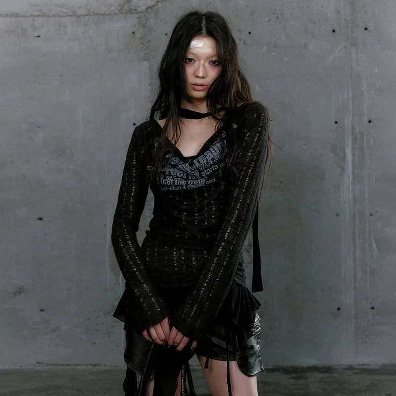 Irregular Patchwork Knitwear - PWM