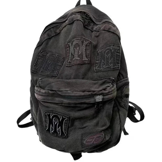 Letter Embroidery Backpack - PWM