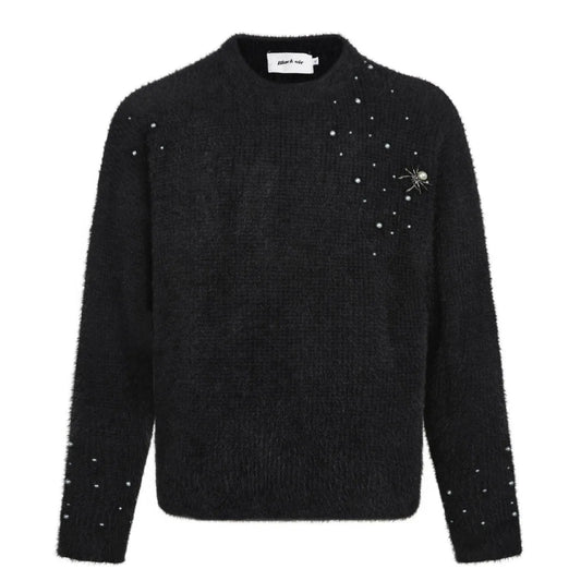Spider Brooch Knitted Sweater - PWM