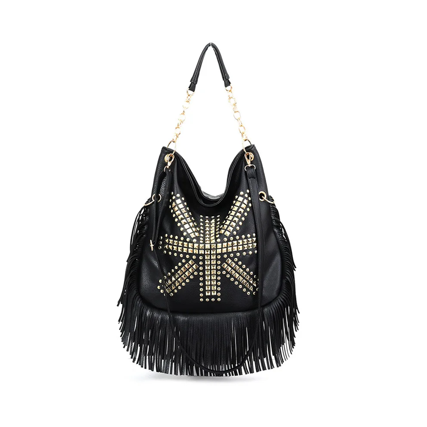 Rivet Crossbody Shoulder Bag