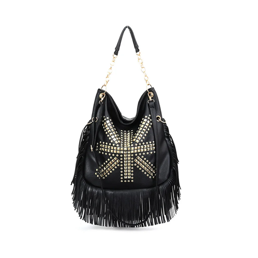 Rivet Crossbody Shoulder Bag