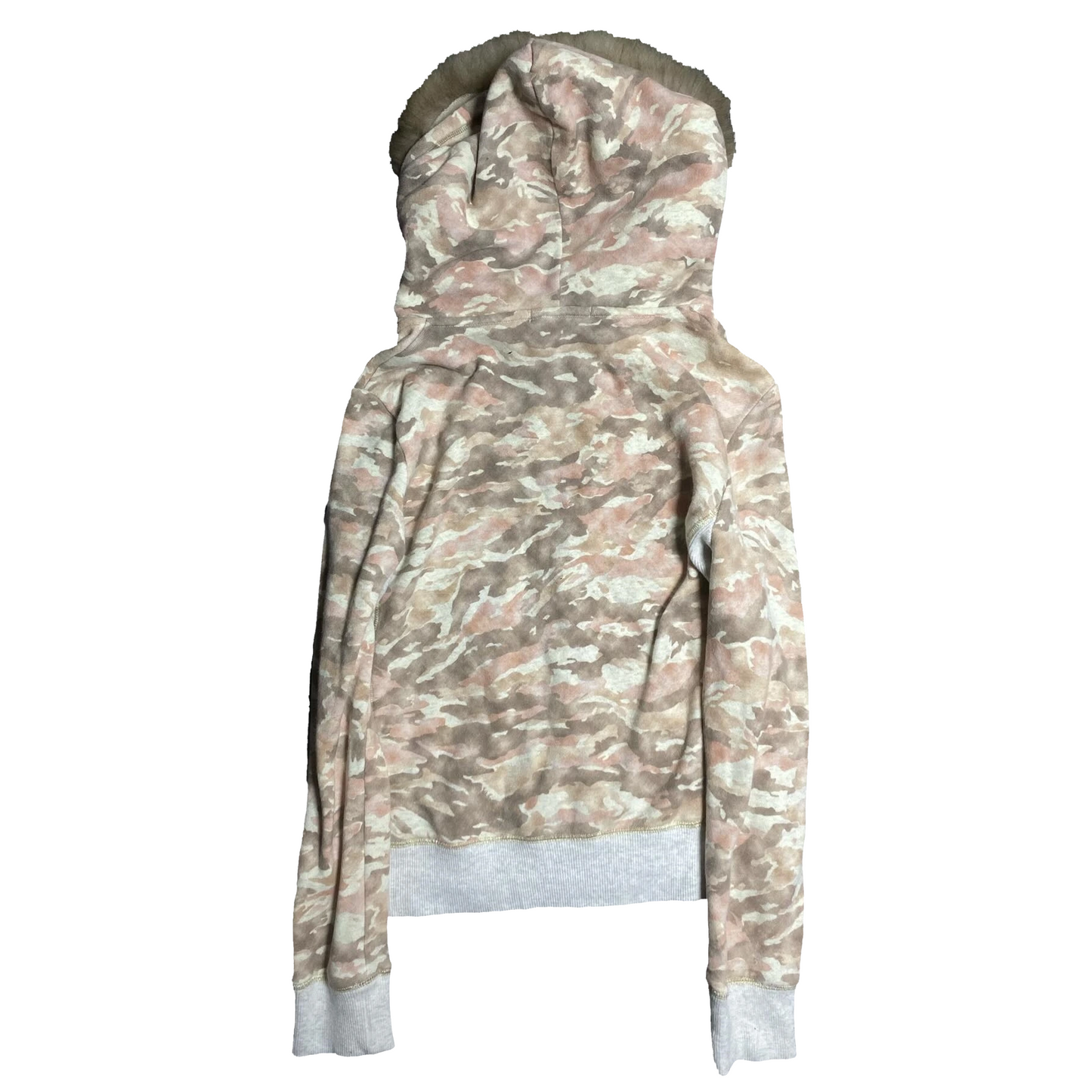 Camouflage Slim Zipper Hoodie
