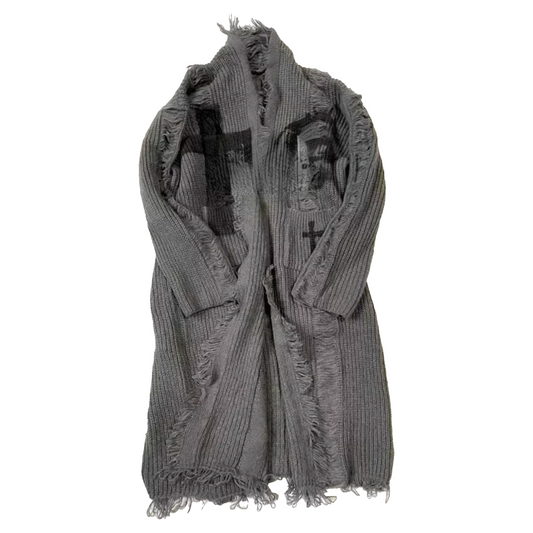Cross Knitted Coat Cardigan - PWM