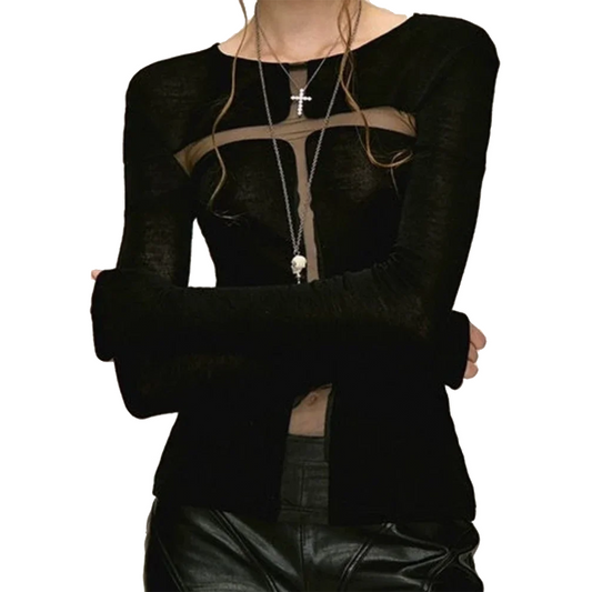 See Through Cross Tops - PWM