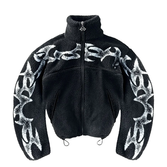 Stand-up Collar Zipper Jacket - PWM