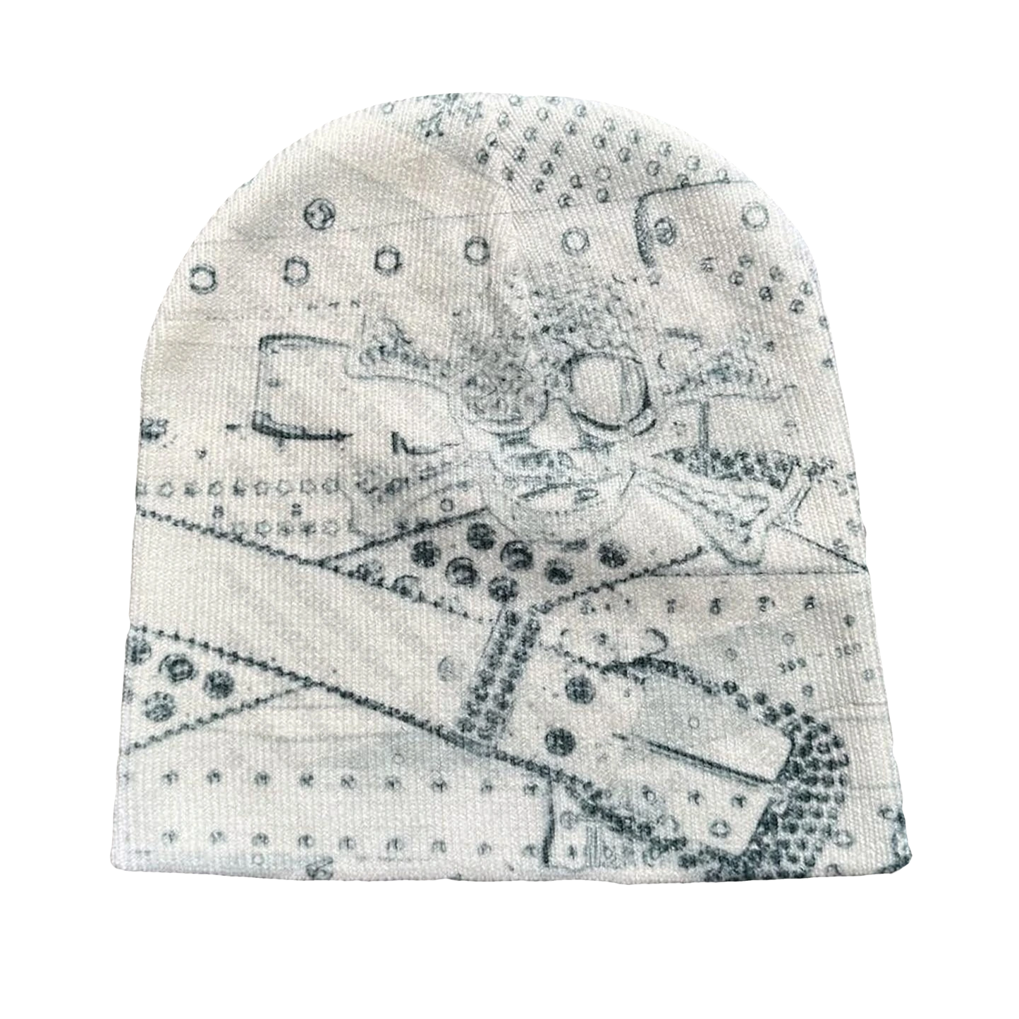 Print Emo Punk Beanie