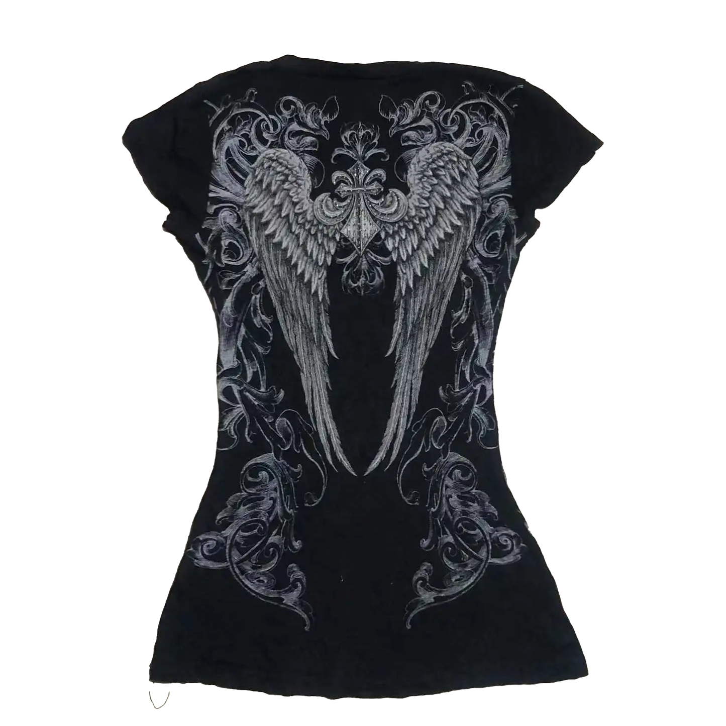 Gothic Pattern Slim-fit T-shirt