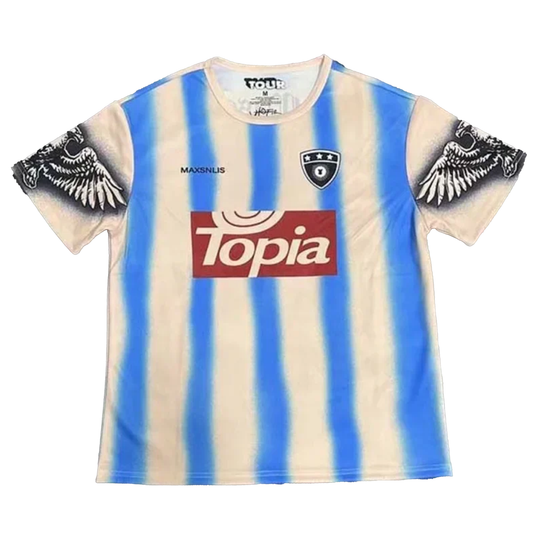 Striped Jersey soccer T-shirt