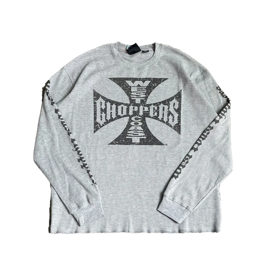 Waffle fabric Print Long Sleeve - PWM