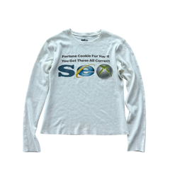 Waffle Graphic Slim Crew Sweatshirt